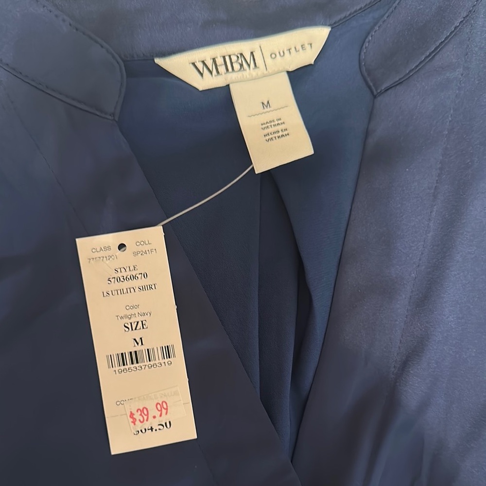 White House Black Market Blue Blazer